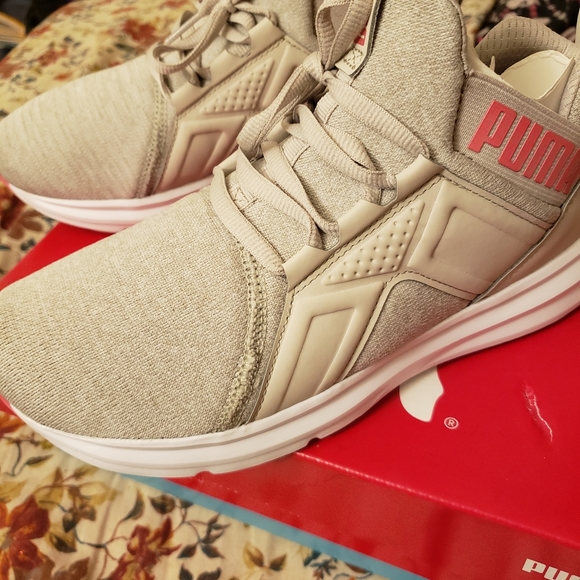 red puma ladies sneakers